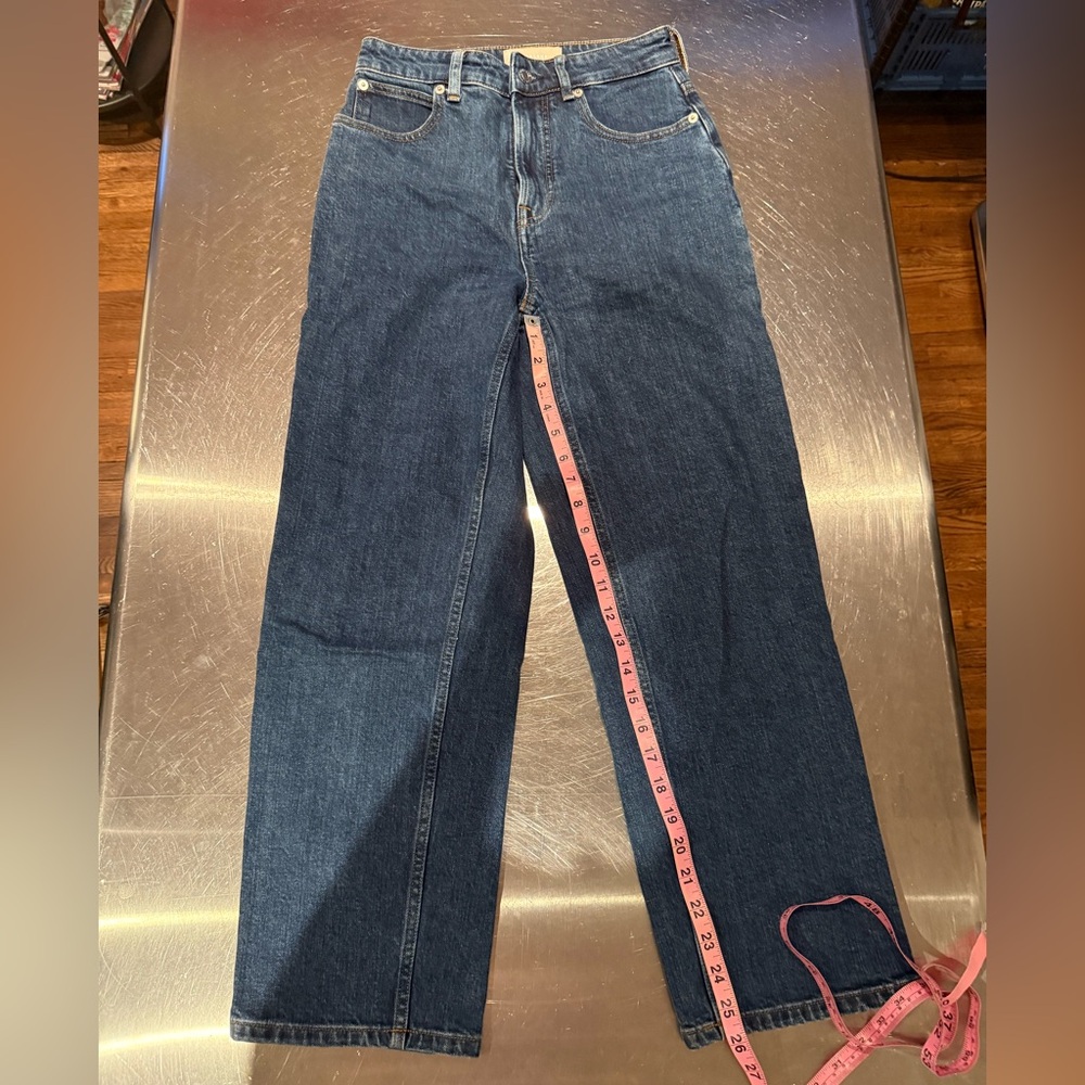 Everlane Women's Straight Leg Jeans in Classic Blue